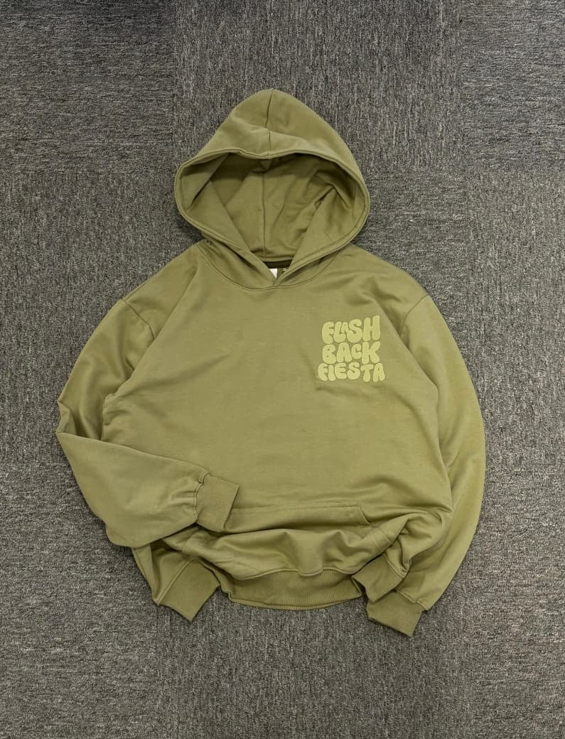 Dusty green unisex hoodie