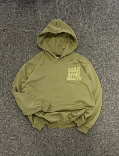 Dusty green unisex hoodie