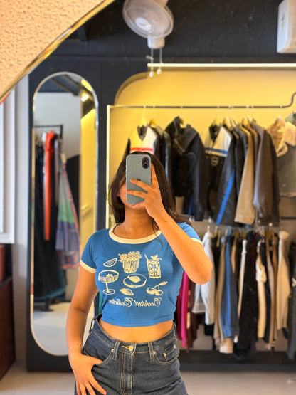 Blue Baby Tee