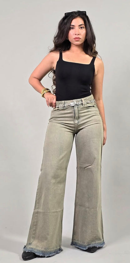 Baggy Wide Leg Denim