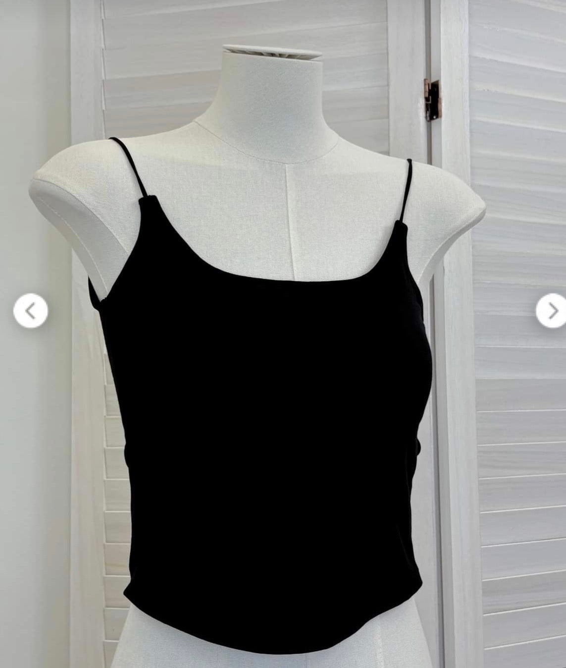 Paded Twist Back Cami Top