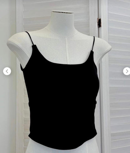 Paded Twist Back Cami Top