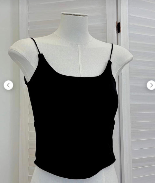 Paded Twist Back Cami Top