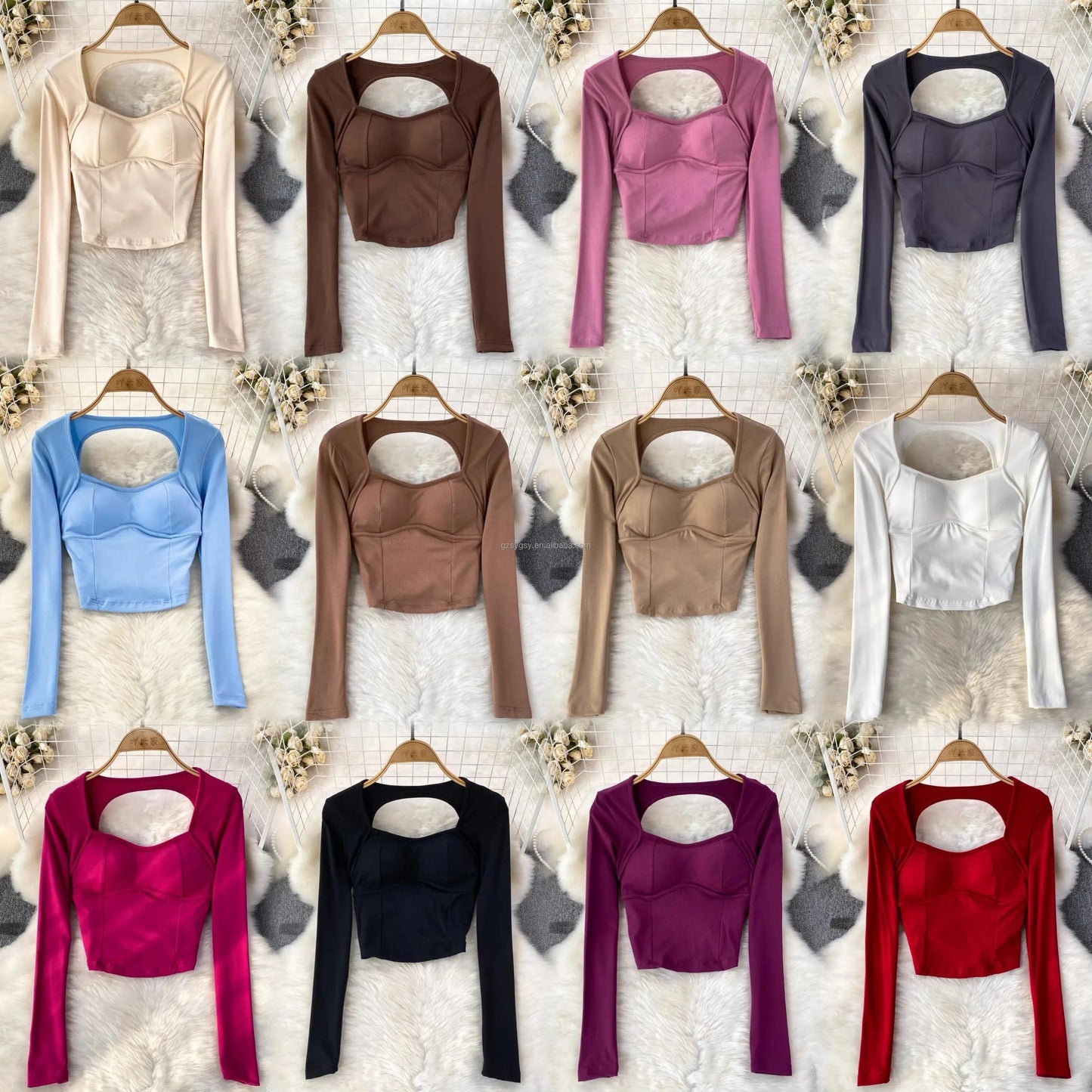 Paded Full Sleeved Top