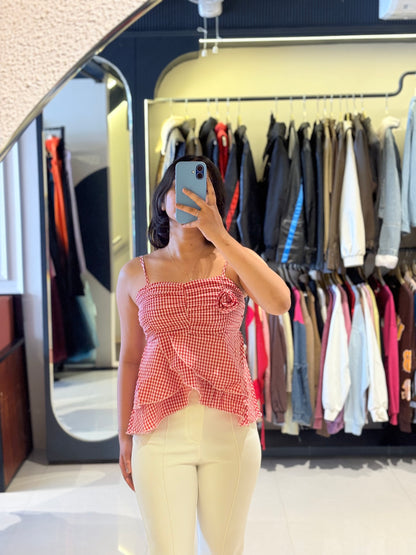 Gingham Cami Top