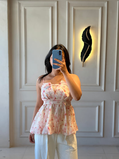 Pinteresty Floral Summer Top