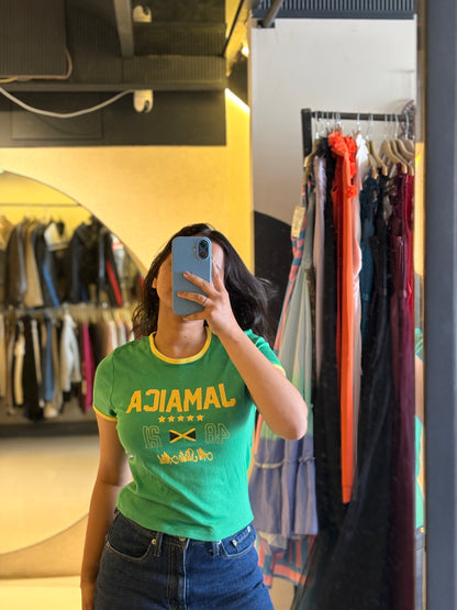 Funky green baby Tee