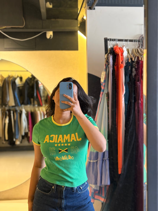 Funky green baby Tee