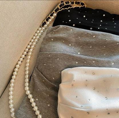 Padded Sequin Tube Top