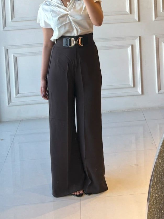 Korean belted Trousers