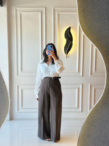 Belted Tailored Trouser