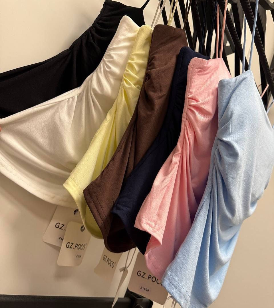 Ruched Paded Cami Top