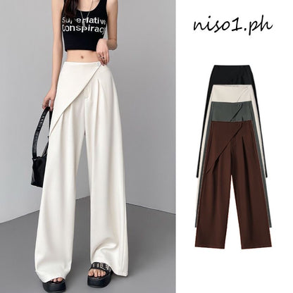 Wrapped Beige Trousers