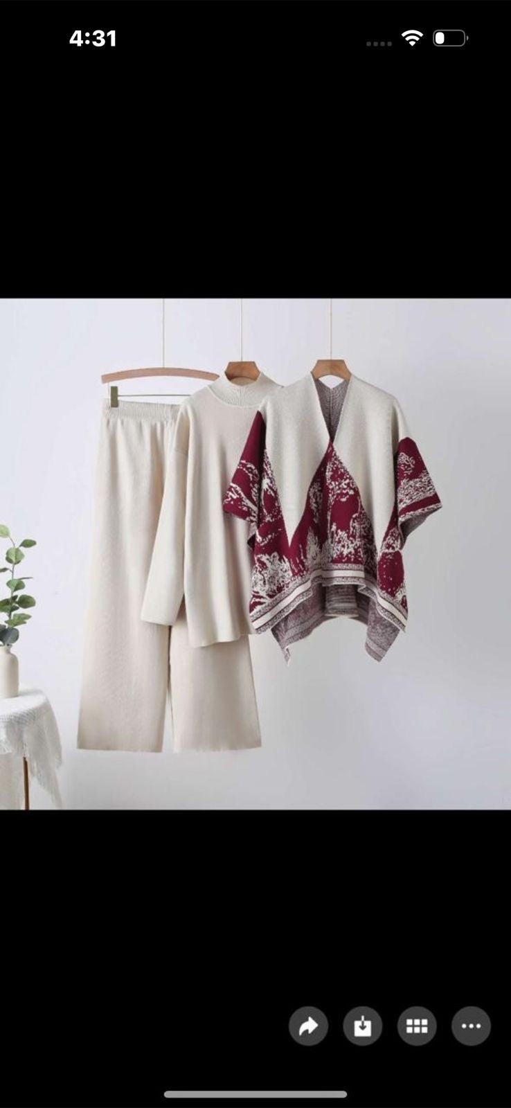 Three pc premium shrug coord set