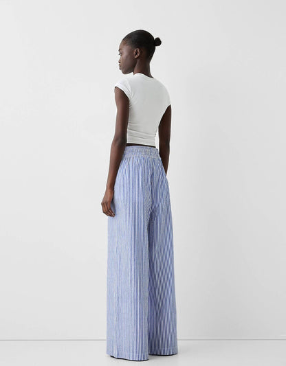 Stripped Linen Pants