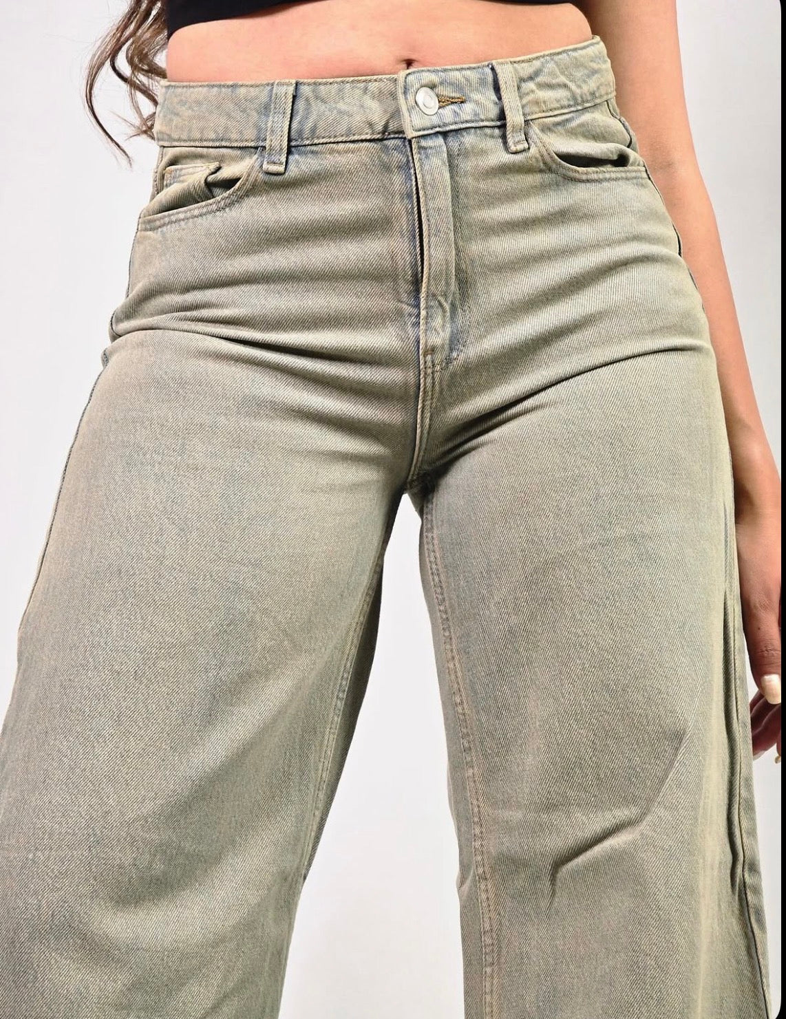 Baggy Wide Leg Denim