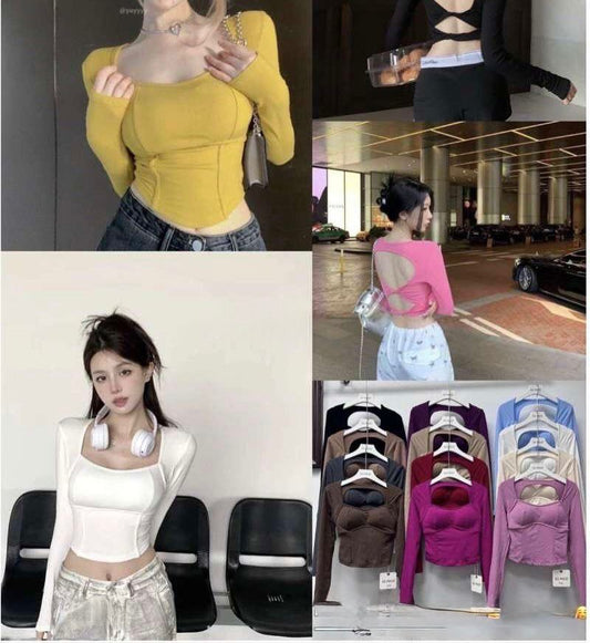 Paded Full Sleeved Top