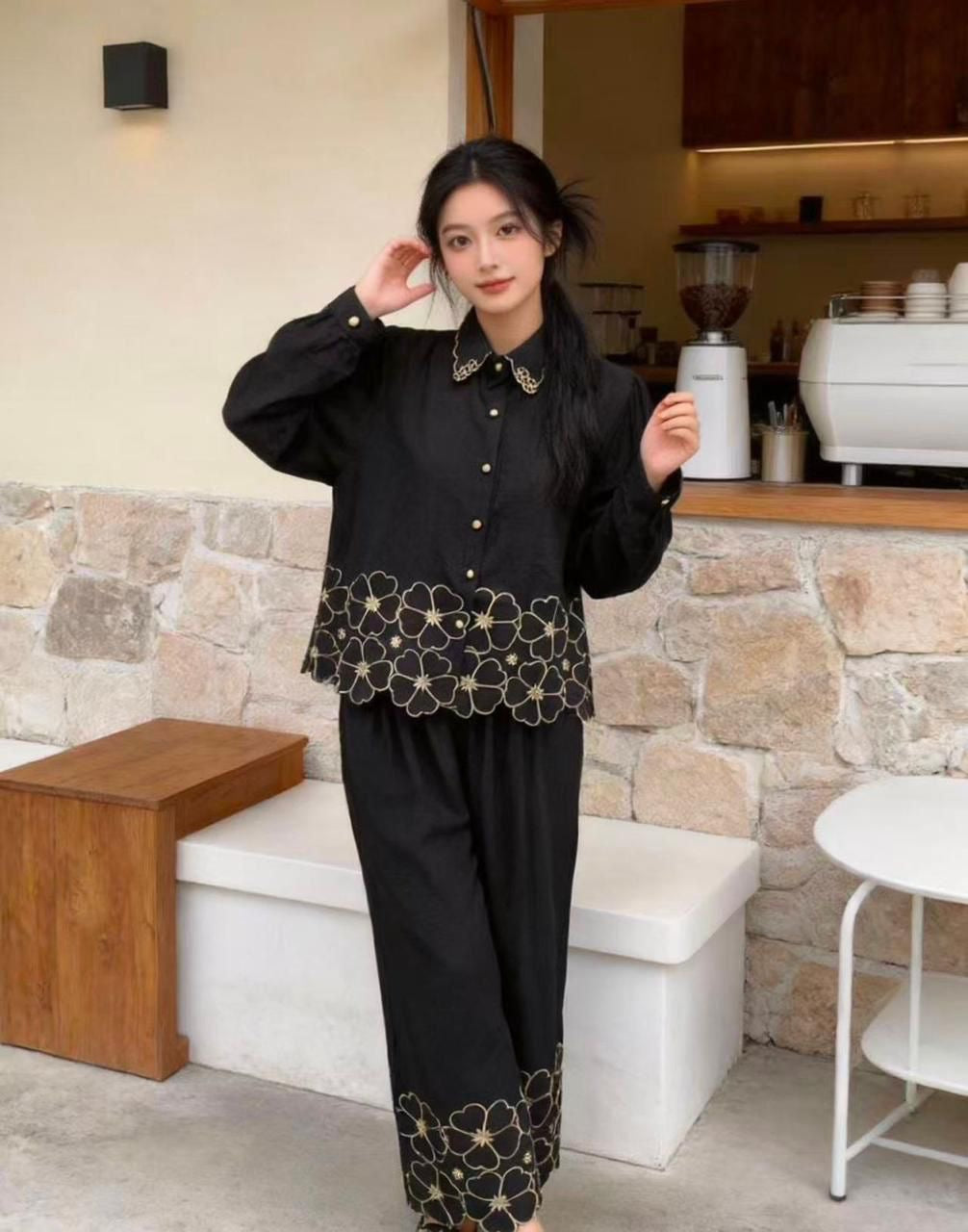 Embroidered Coord Set