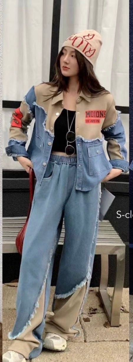 Denim Stylish Coord Set