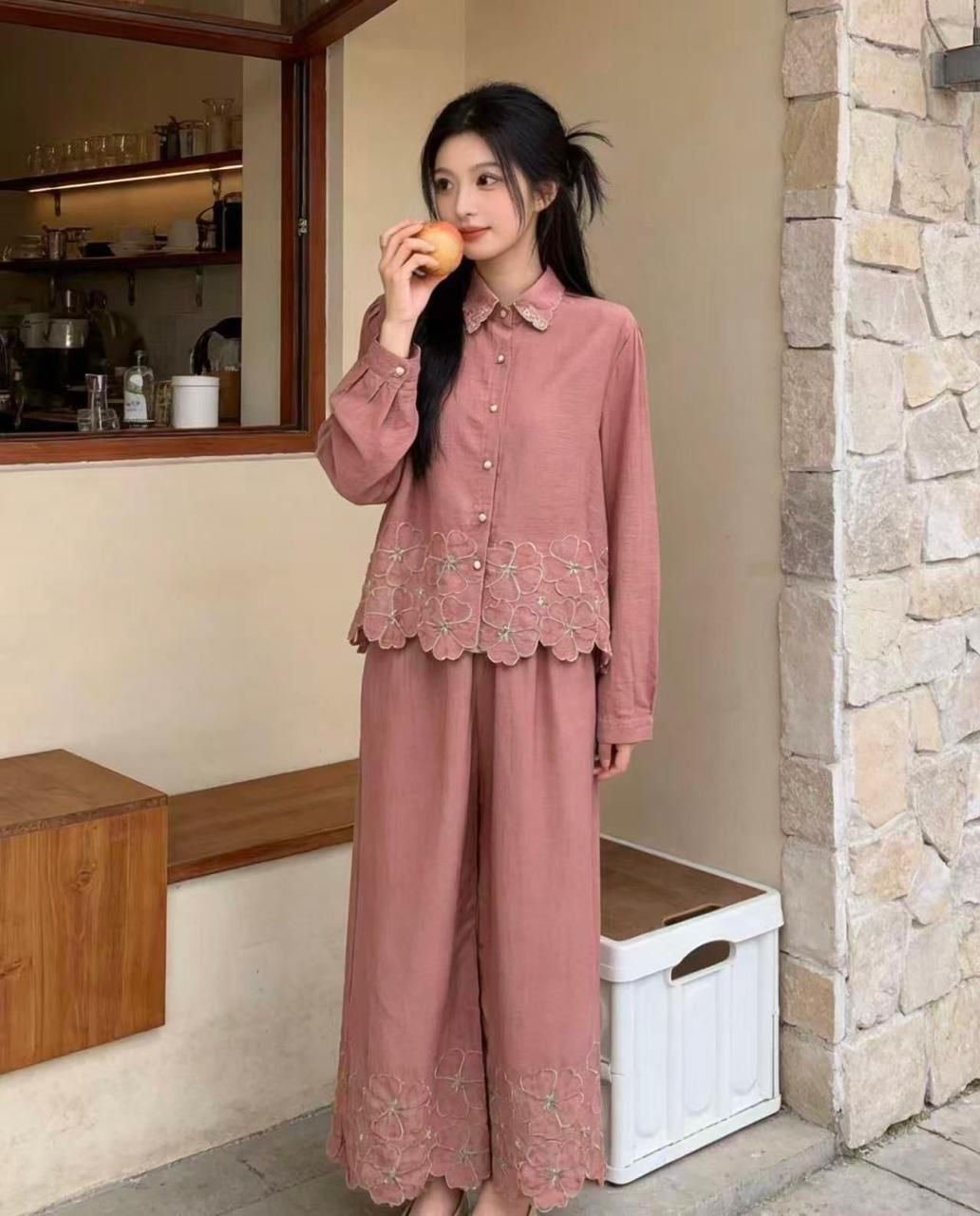 Embroidered Coord Set