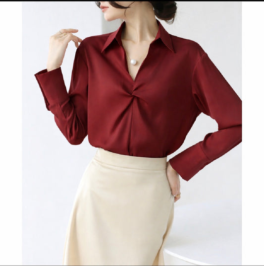 Chain Neck Full Sleeve Shirt