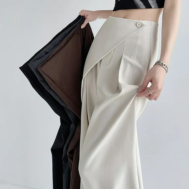 Wrapped Beige Trousers