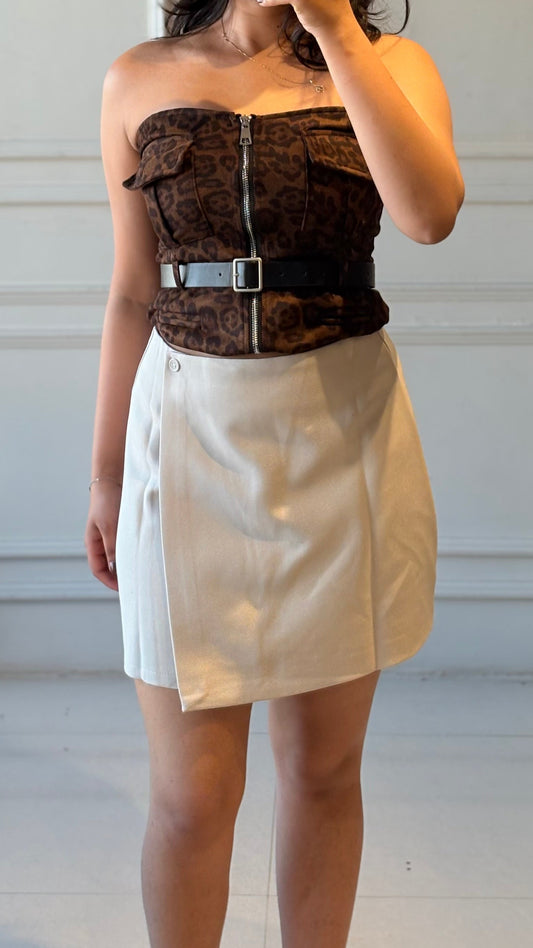 Chic Overlap Skorts