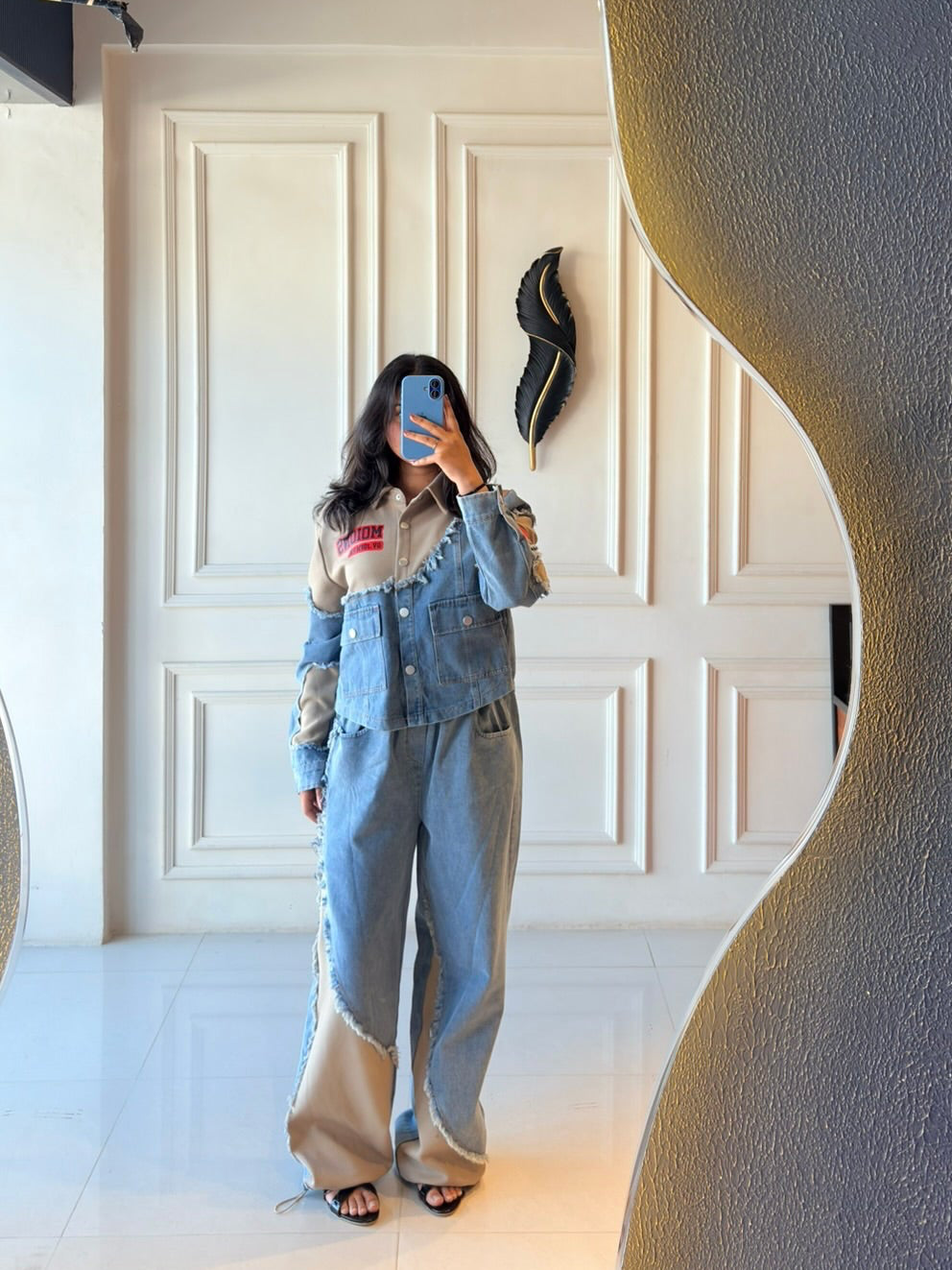 Denim Stylish Coord Set