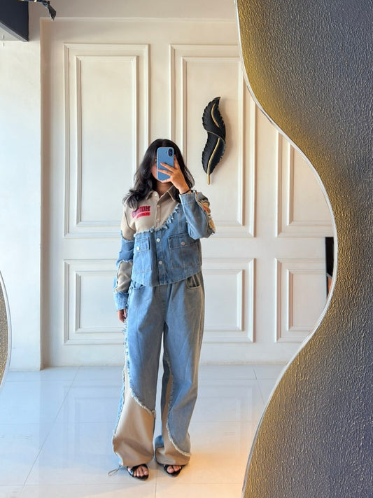 Denim Stylish Coord Set