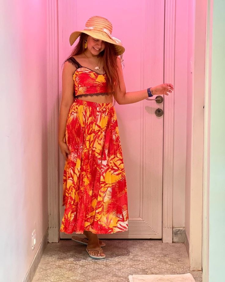 Sunset Bloom Coord Set