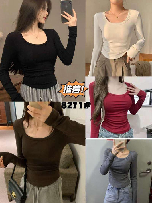 Ruched Full Sleeve Top