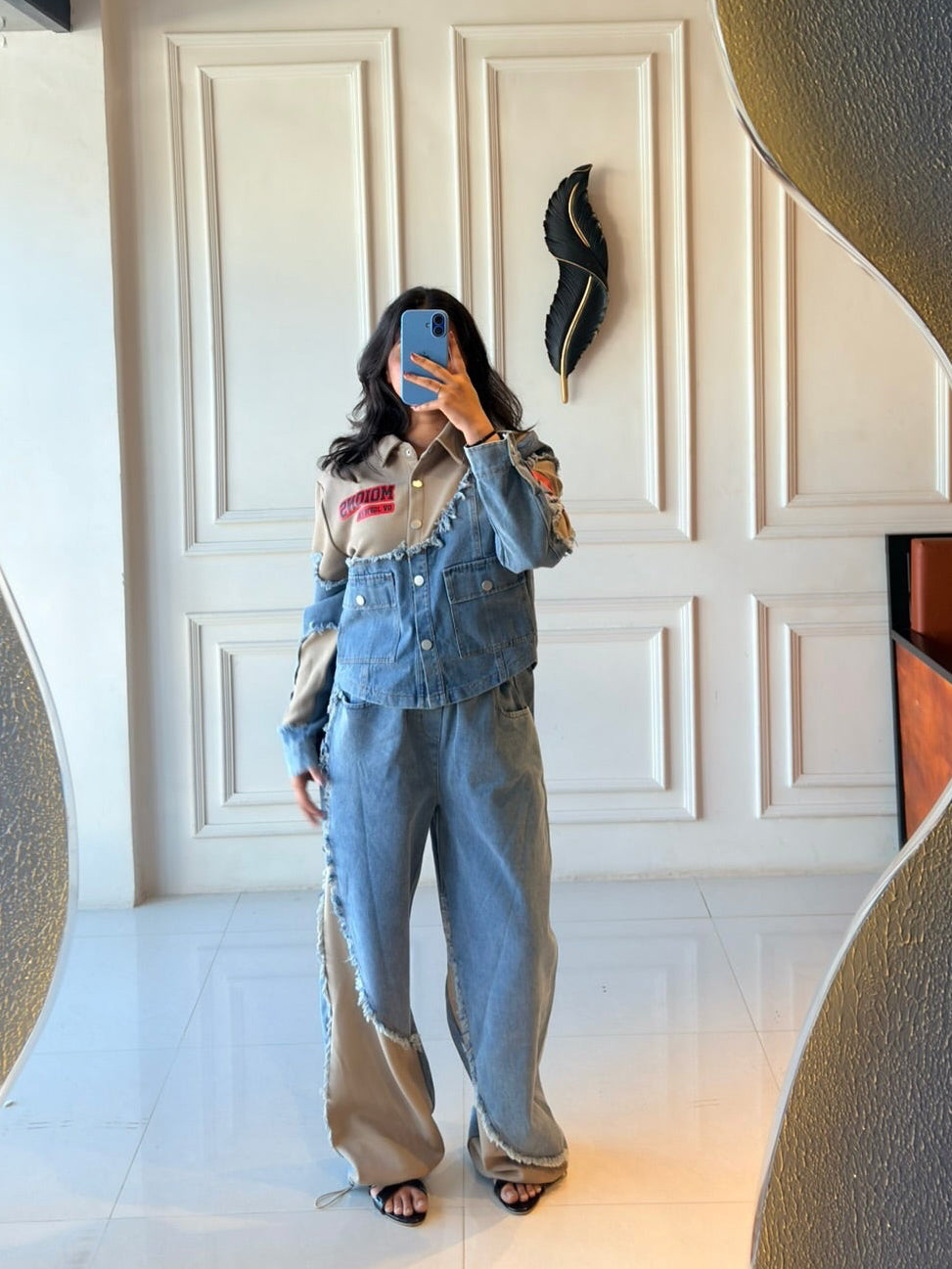 Denim Stylish Coord Set