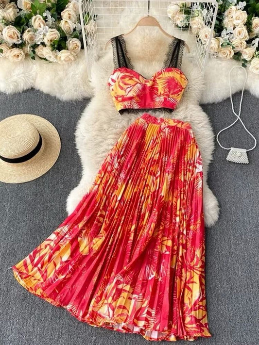 Sunset Bloom Coord Set