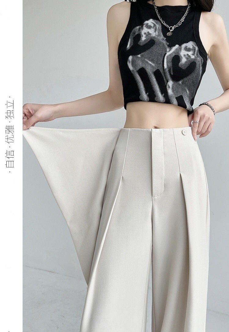 Wrapped Beige Trousers