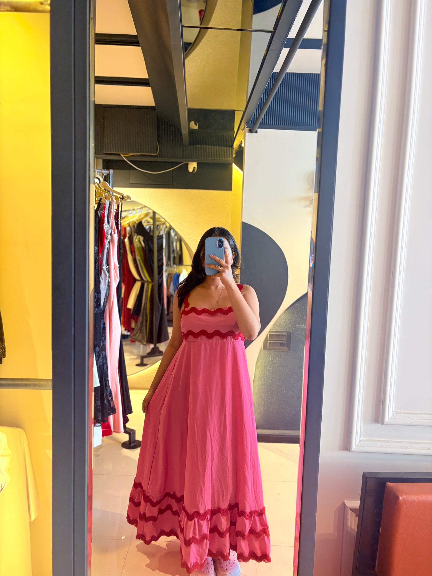 Smocking A-line Dress