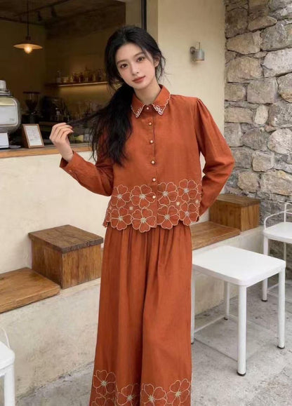 Embroidered Coord Set