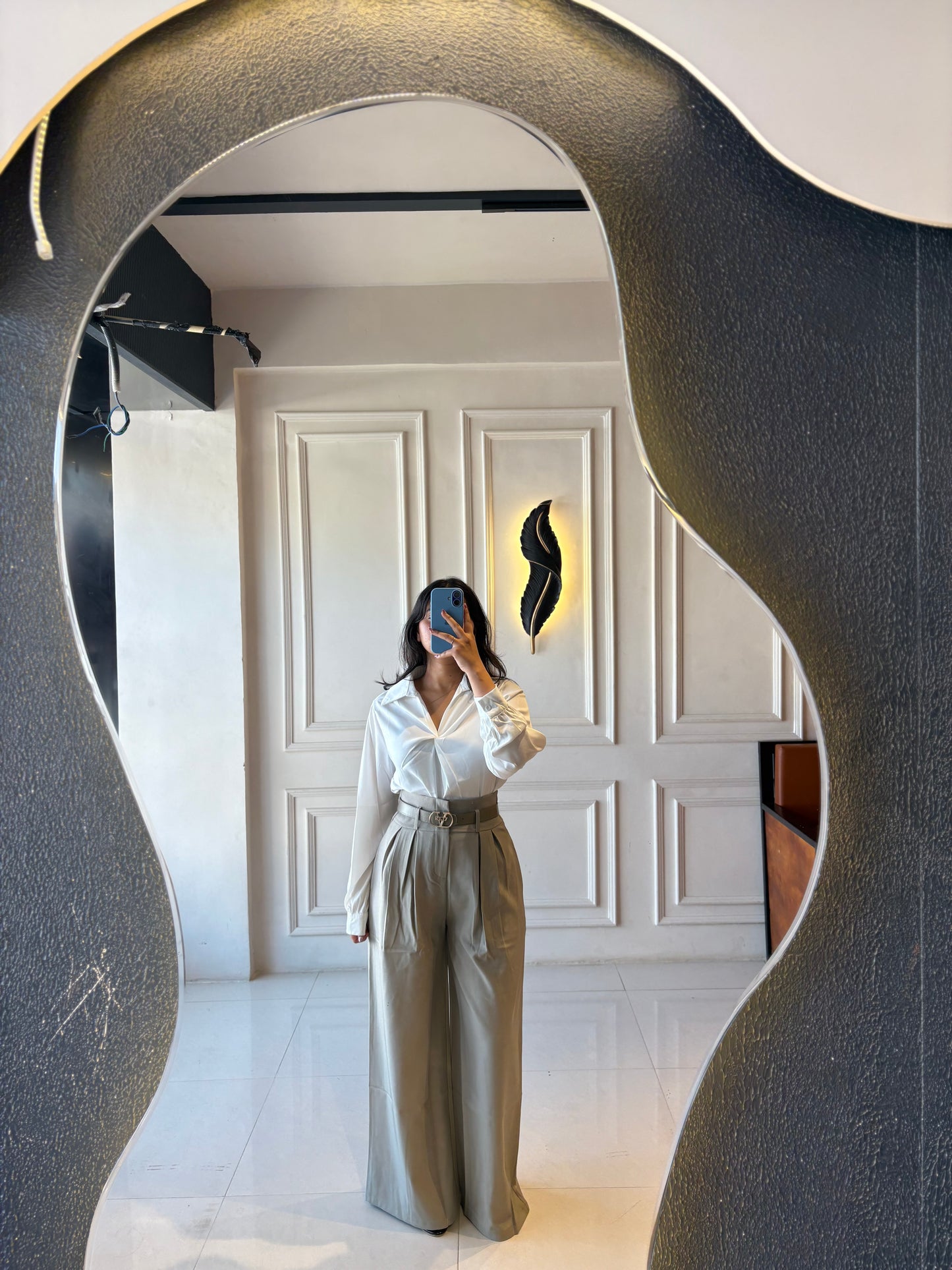 Wide Leg Korean Trouser