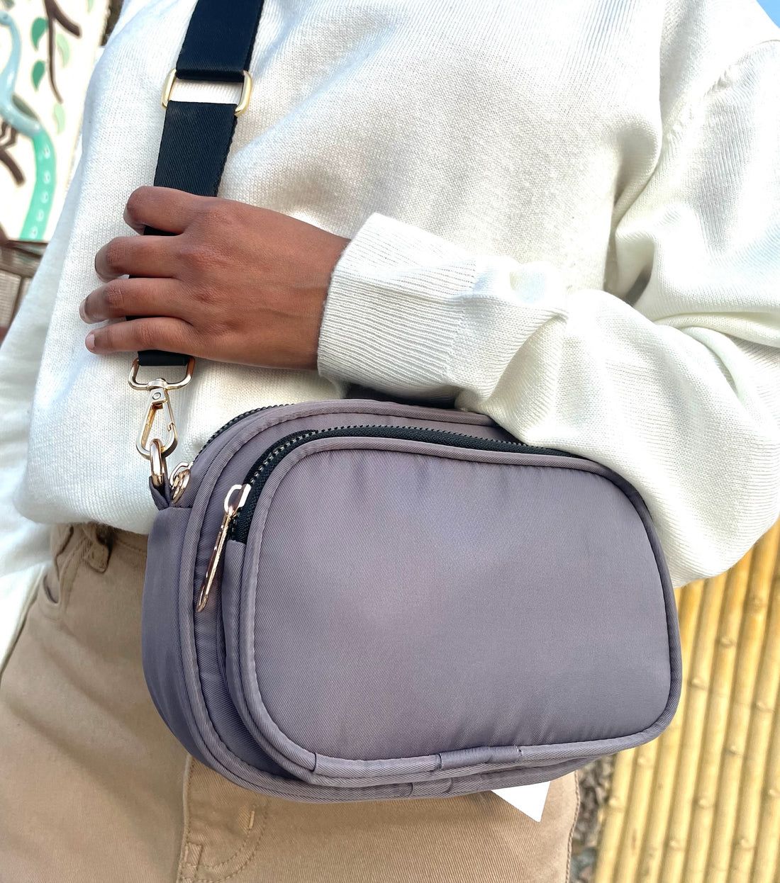 Purple Sling Bag
