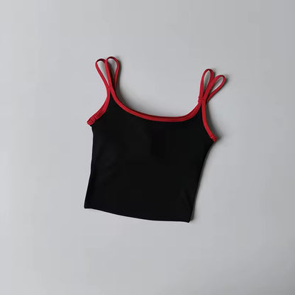 Contrast Padded Tops