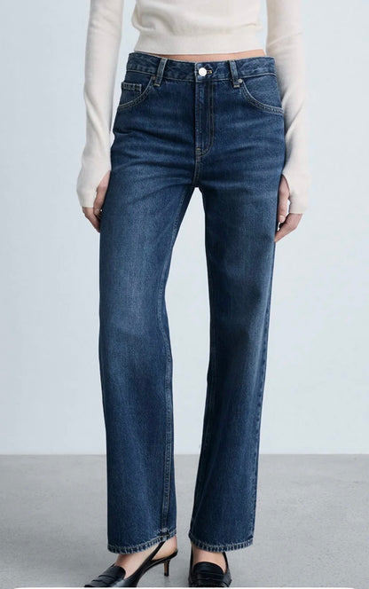 MNG straight fit denim