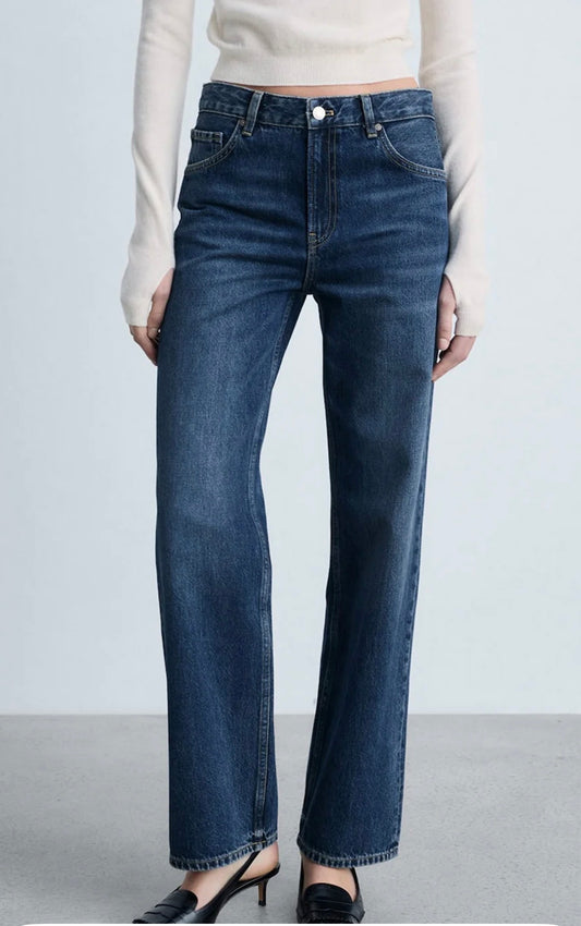 MNG straight fit denim