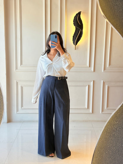 Belted Tailored Trouser