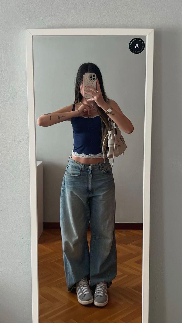 H&M low waist baggy fit