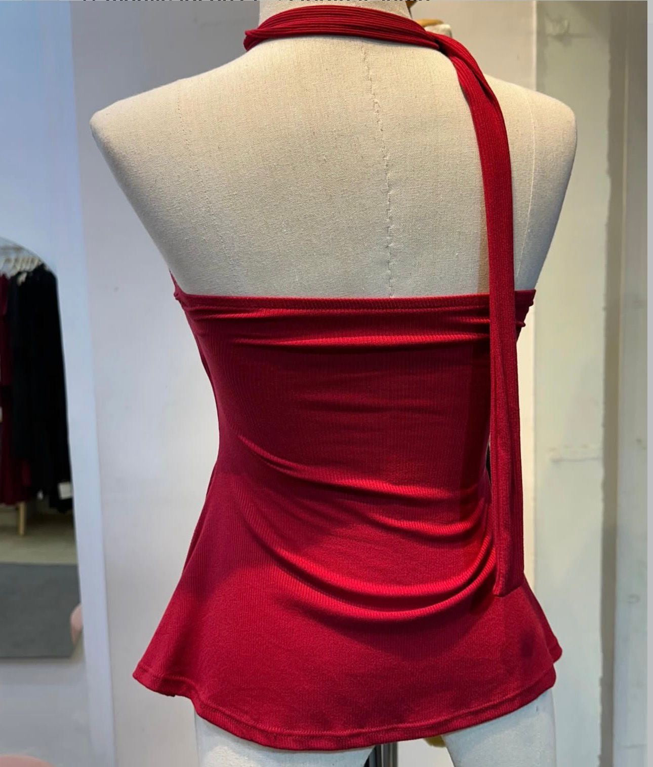 Paded Diamond Tube Top