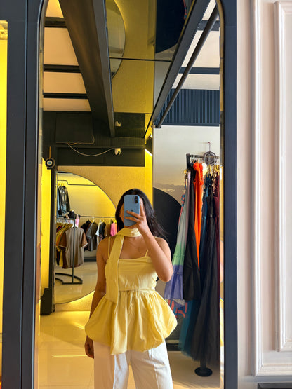 Tie-Neck Paded Cami Top