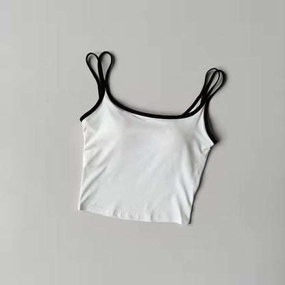 Contrast Padded Tops