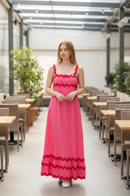 Smocking A-line Dress