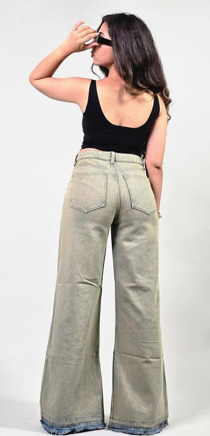 Baggy Wide Leg Denim