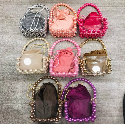 Luxe pearl potli bag