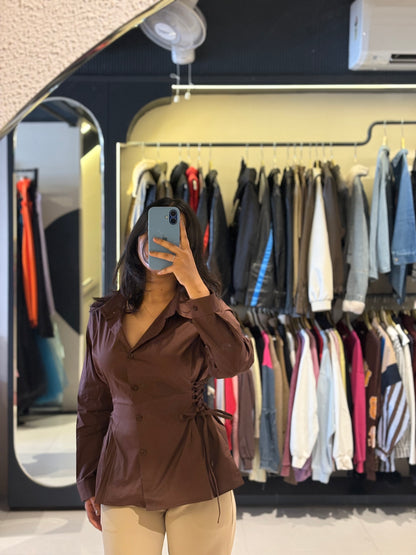 Fitted Knotted Shirt